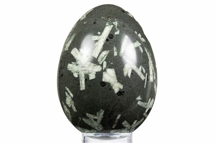 Polished Chinese Writing Rock Egg - California #334171